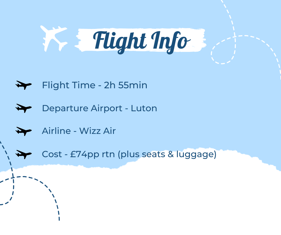 Flight info from luton to Cluj-Napoca